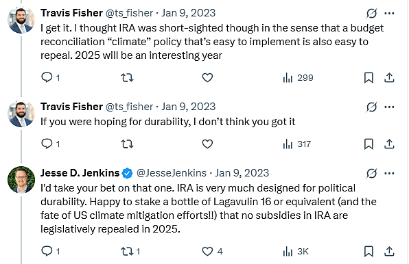 Tweet from Jesse Jenkins