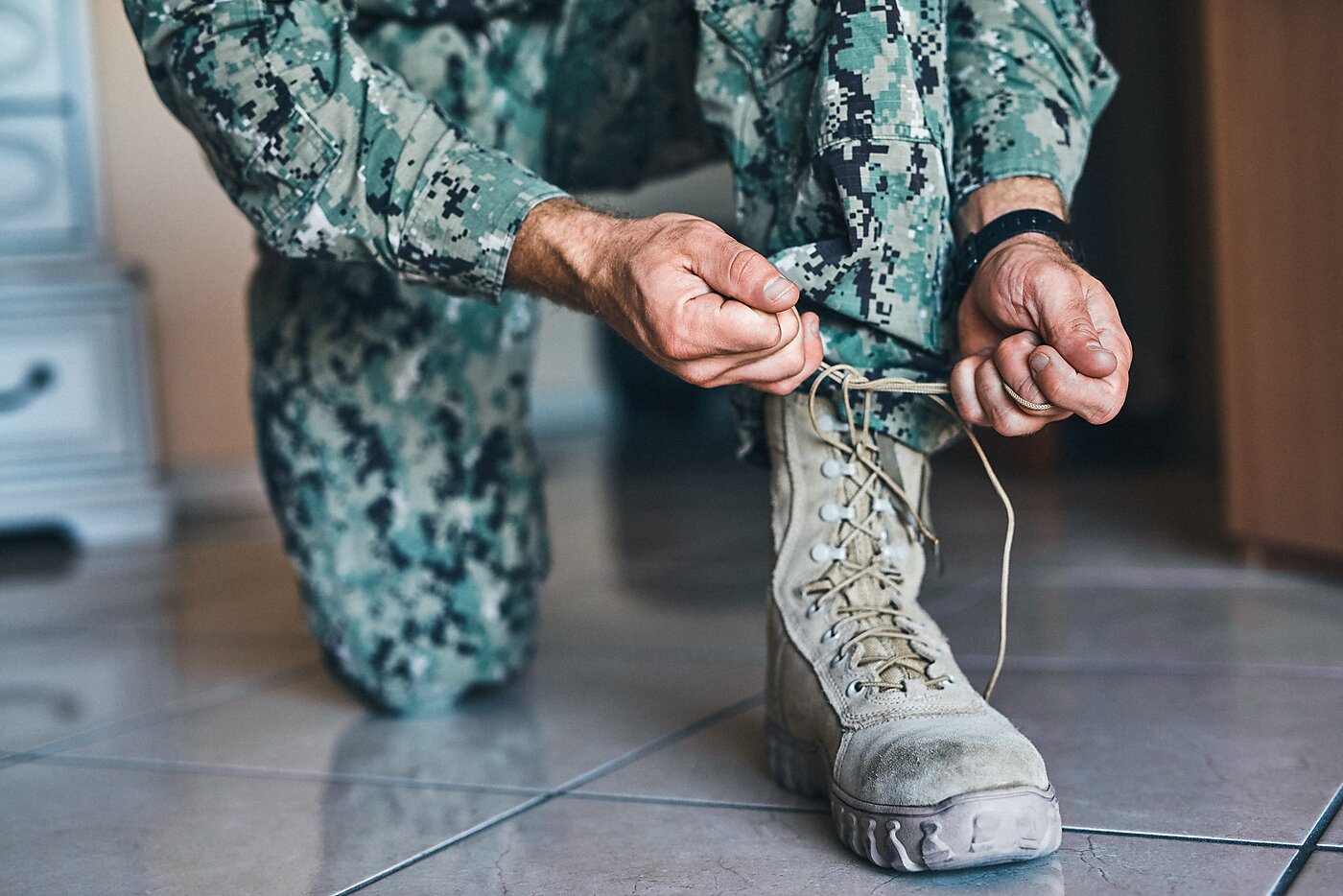 military boots