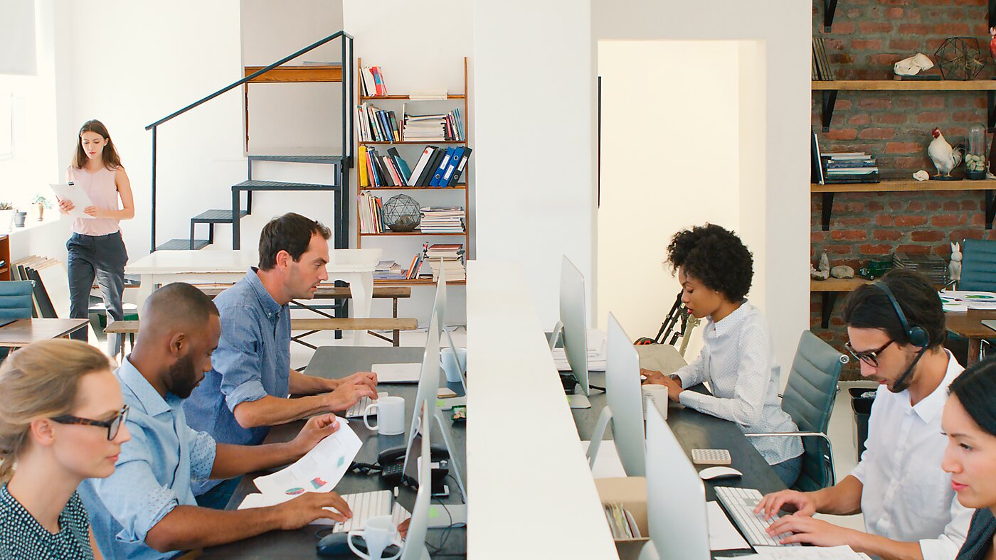 office workers