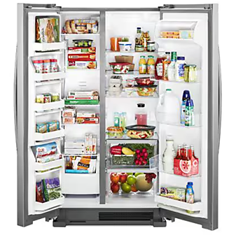 2025 Whirlpool Refrigerator, with similar features to the 1984 Kenmore model, retails for $1,658 when not on sale (image from Whirlpool.com)